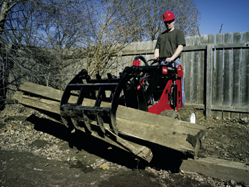 Toro Dingo 220 with grapple rake