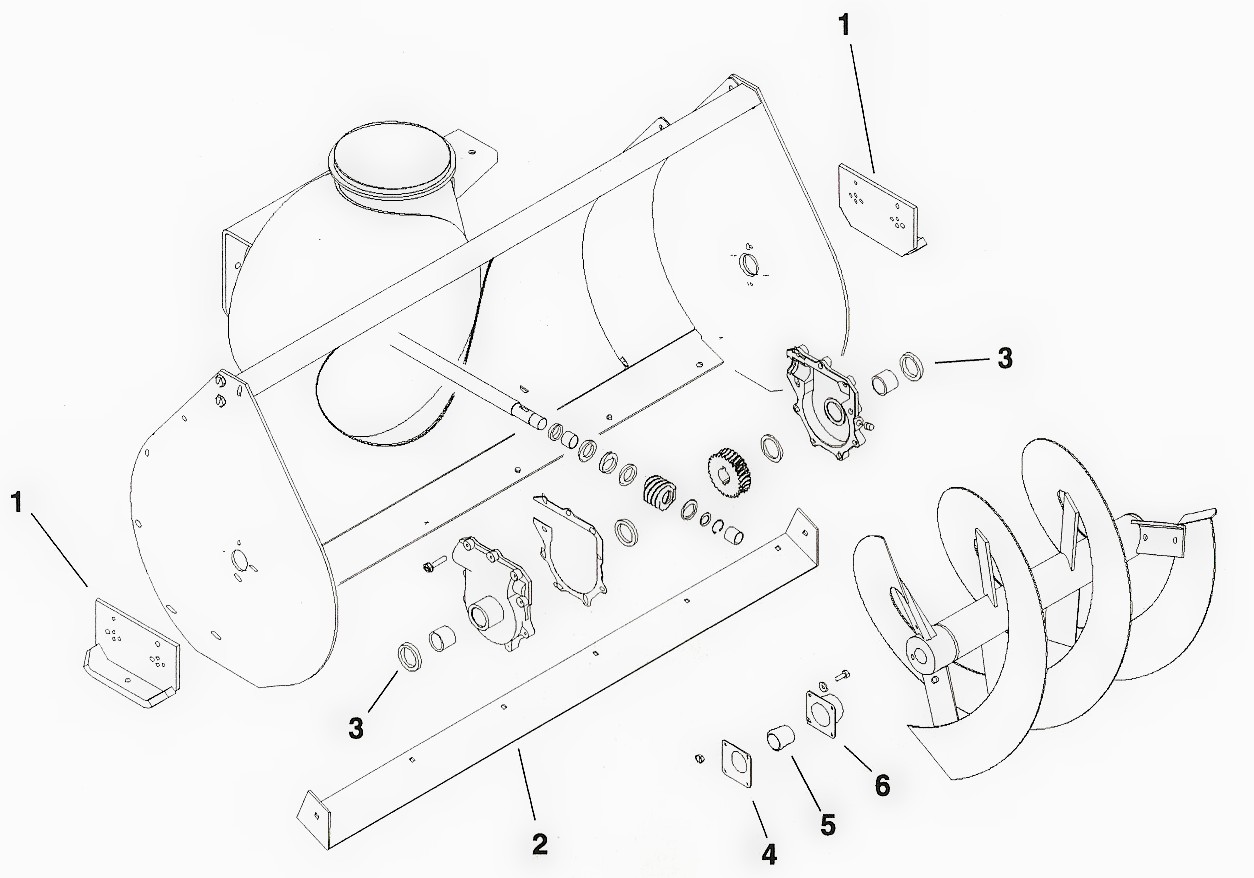 Toro Dingo Snowblower Attachment Parts Diagram