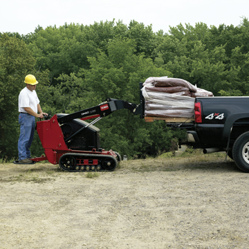 Toro Dingo 427 Wide Track with forks