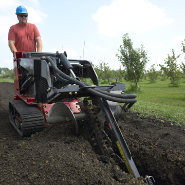 toro dingo 525 wide track with trencher
