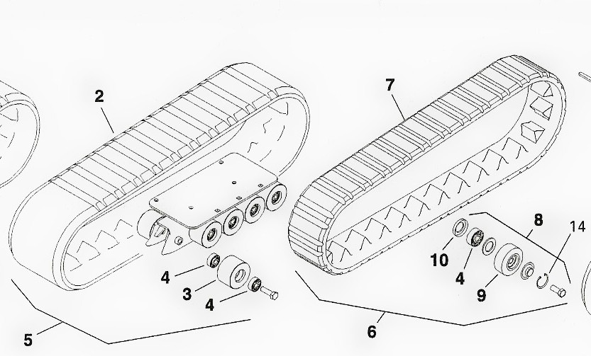 Toro Dingo Tracks and Related Parts 2