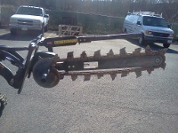 Used Toro Dingo Four Foot  Trencher  Attachment