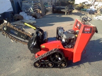 Used Toro TRX 15 Tracked Walk Behind Trencher