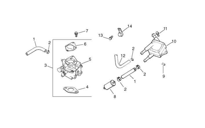 carburetor and fuel pump for kohler engines