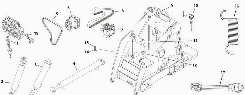 Toro Dingo Hydraulic System Parts Diagram