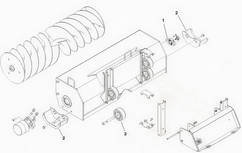 Toro Dingo Trench Filler Attachment Parts Diagram