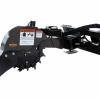 stump grinder attachment for skid loaders
