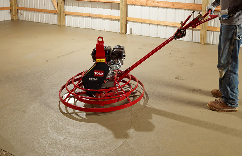 toro concrete power trowel