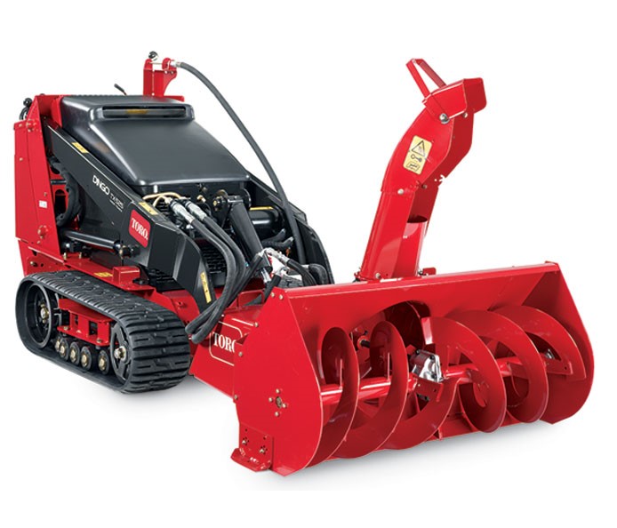 toro dingo showblower and hydraulic broom attachment parts lookup page