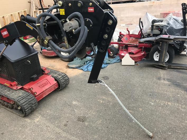 Used Toro Dingo Vibratory Plow Attachment 1